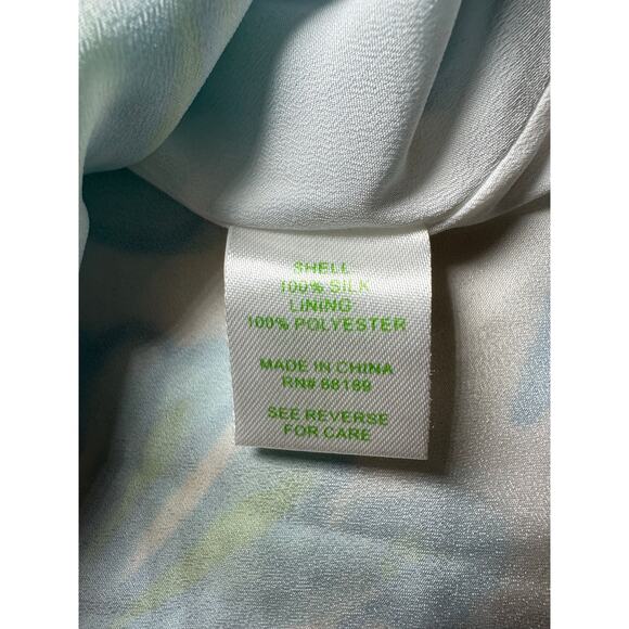 Lilly Pulitzer Womens Size 4 Whistler Silk Dress Pockets Blue Halter Rhinestone - Picture 6 of 7